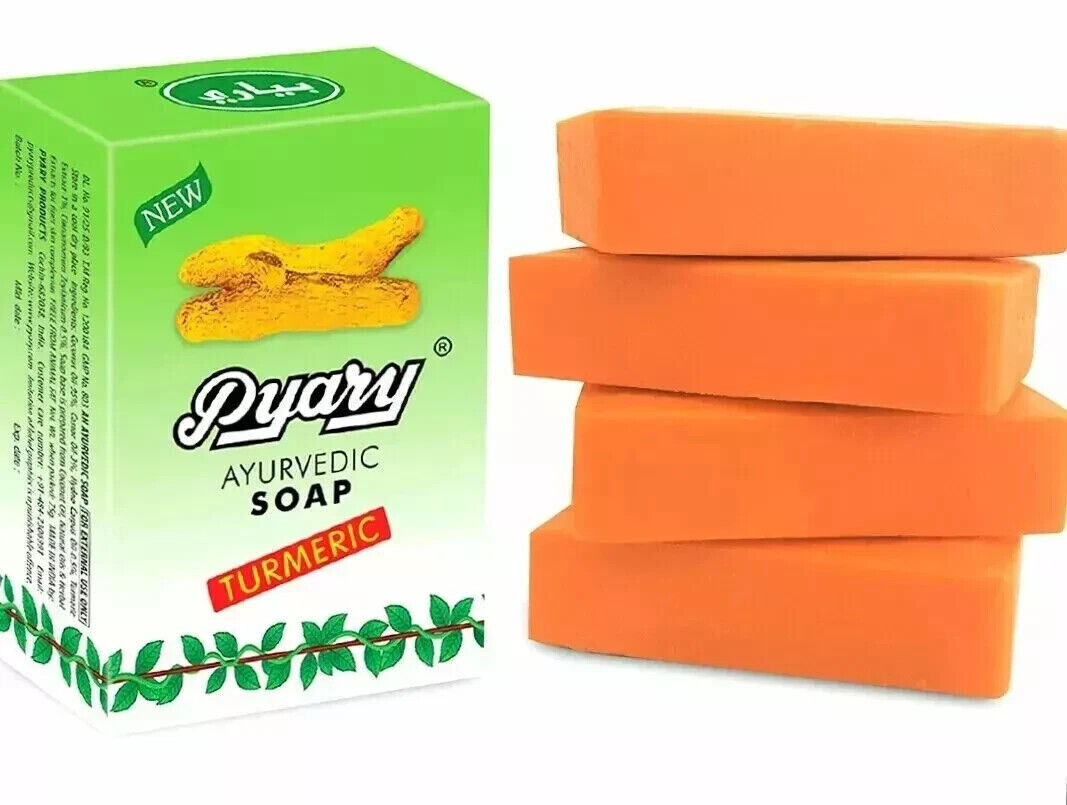 5 PACK Arab Pyary Soap Bathing Beauty Soap Original Turmeric Soap Pyary India