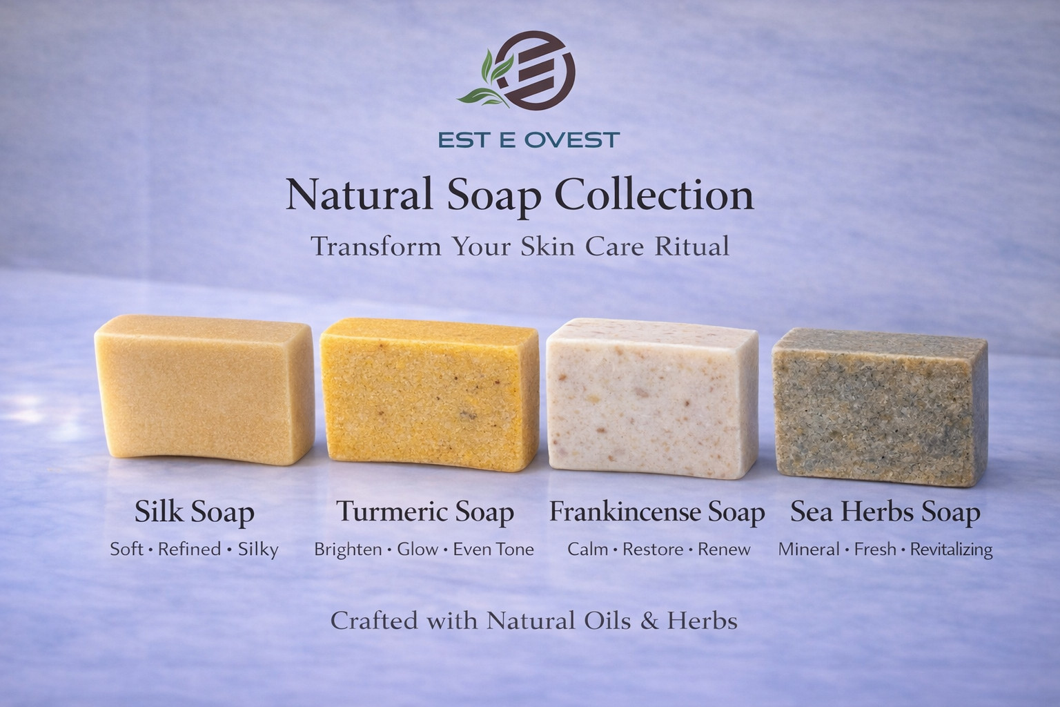 Silk Soap – Natural Luxury Bar with – Soft, Smooth & Gentle Cleanser – 5 oz