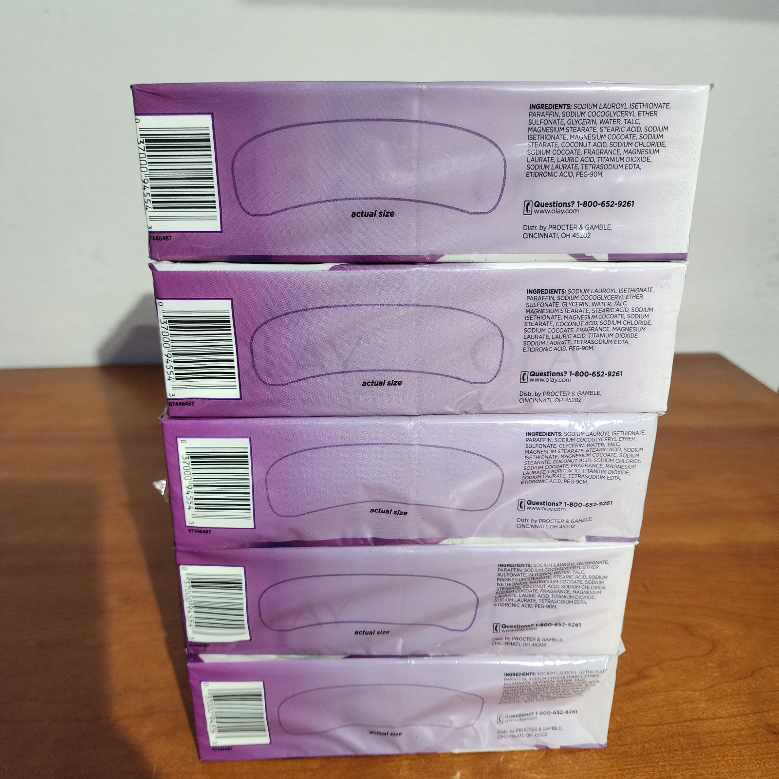 LOT (5) OLAY AGE DEFY BEAUTY BAR SOAP 10X MOISTURIZER VITAMIN E 3.75 OZ 30 BARS
