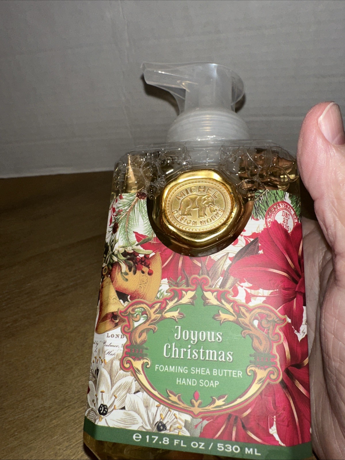 Michel Design Works Joyous Christmas Foaming Shea Butter Hand Soap 17.8 FL oz