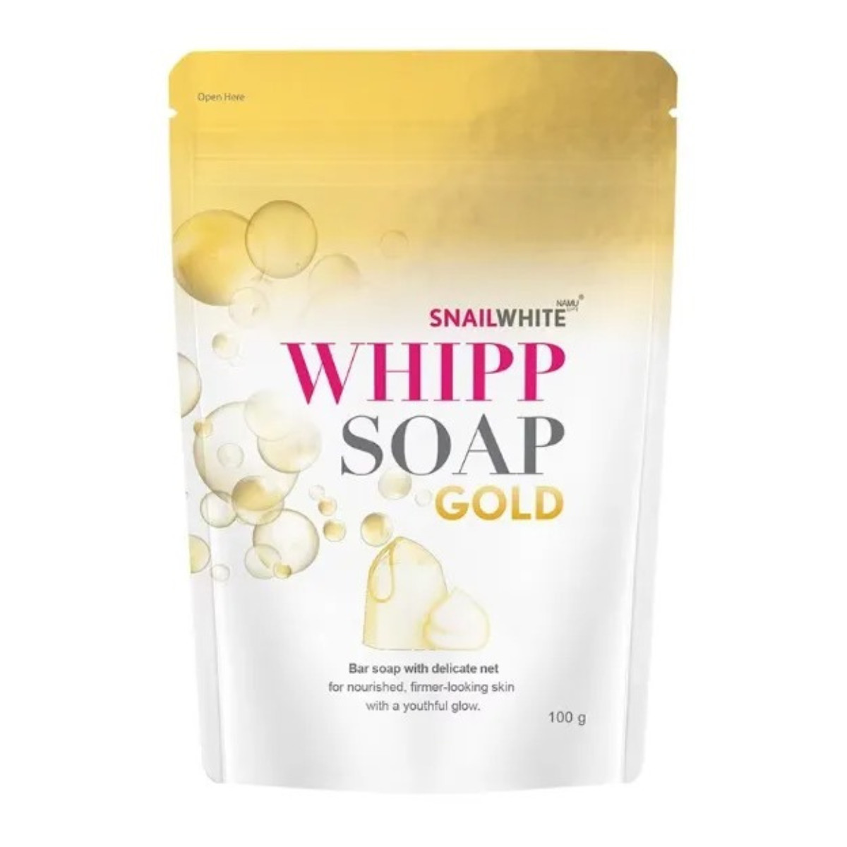 Snail White Whipp Soap Gold & Face Cream Duo Set Brightening Skincare Gift