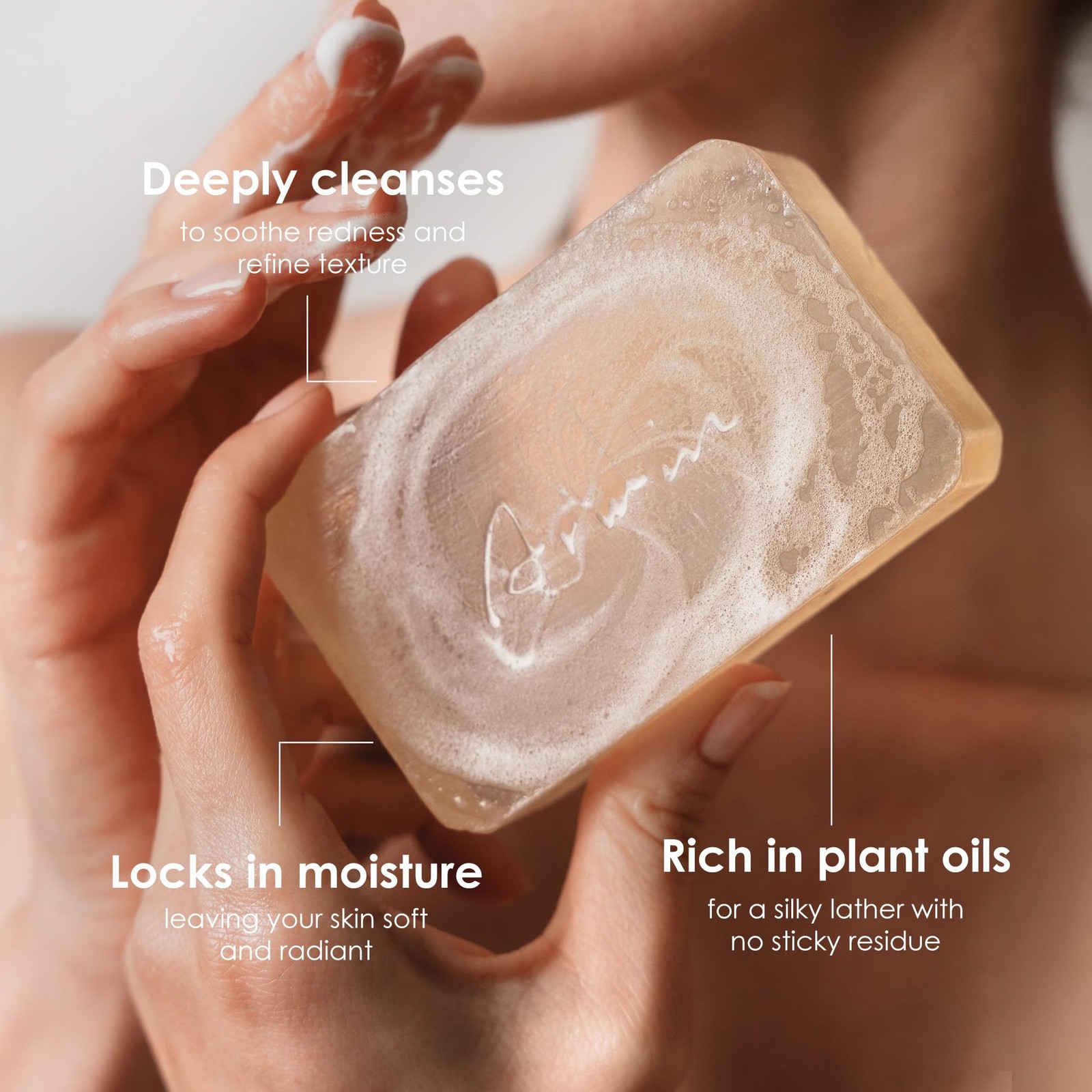 ARWIN Glycerin Soap Bar 180g / 6.3 oz for Face & Body, Ounce (Pack of 1)