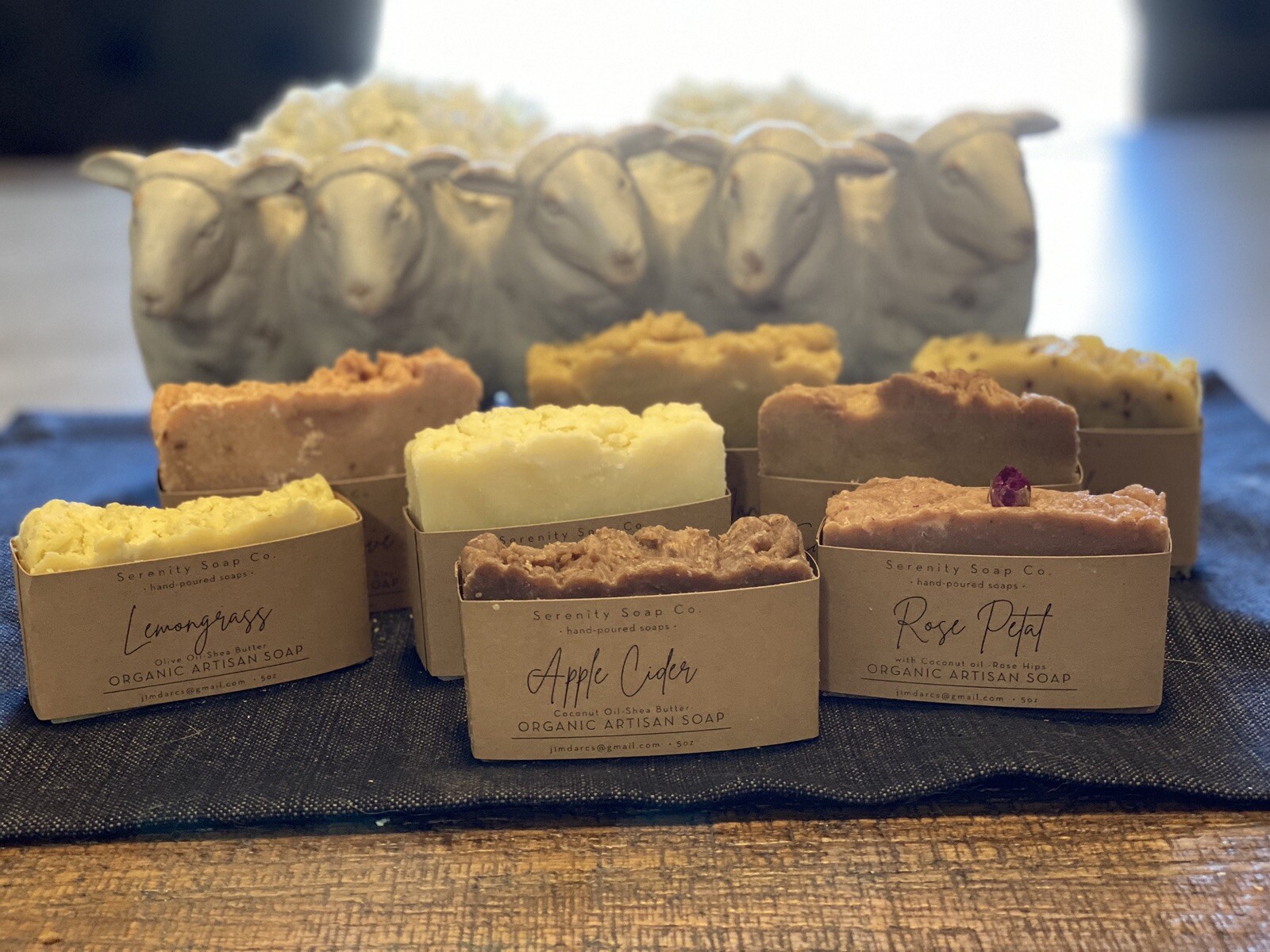 Handcrafted Organic Serenity Soap Tropical Sunrise Moisturizing Coconut Oil