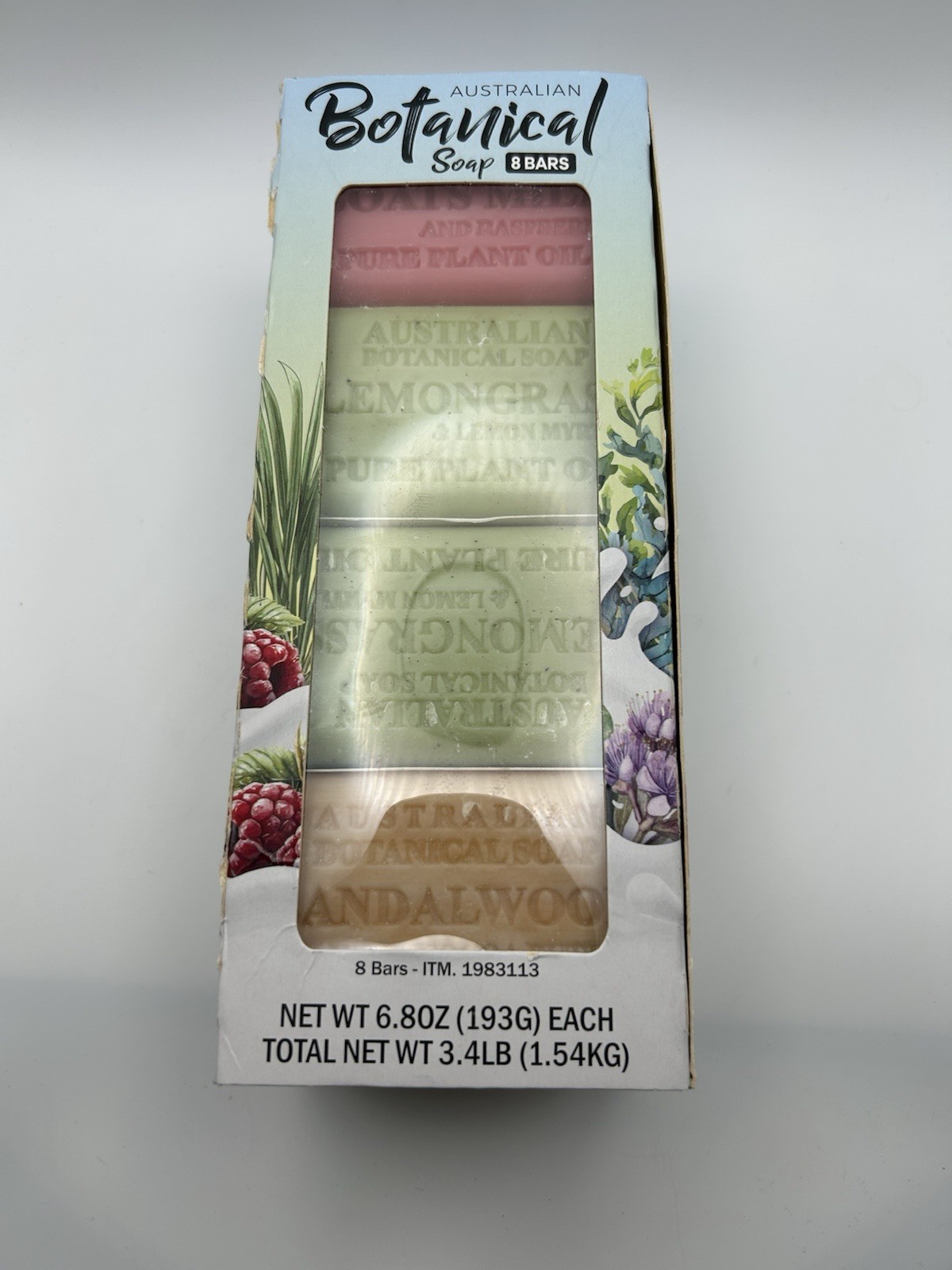 Australian Botanical Goat Milk Bar Soap 8 Pack x 6.8 Oz EXP 12/2028