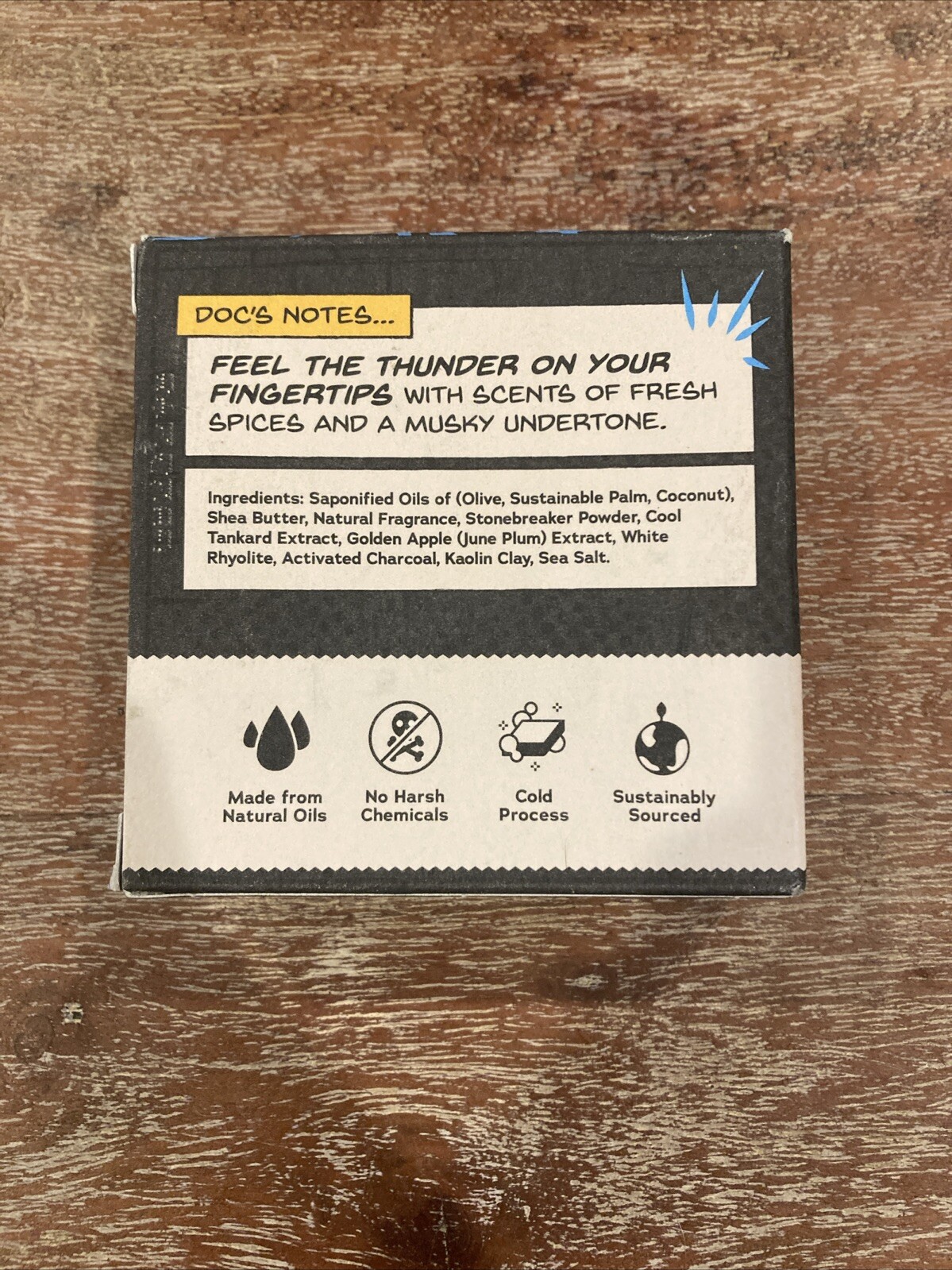 Dr. Squatch Divine Storm Thor Limited Edition Natural Soap Marvel Avengers NEW