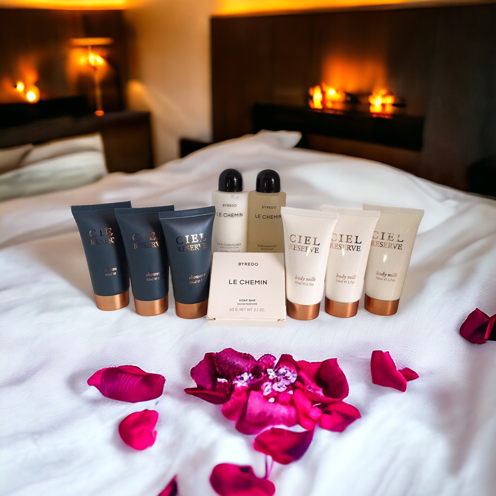 Set of 9 BYREDO Le Chemin & CIEL Luxury Collection Set from The Iconic SLS Hotel
