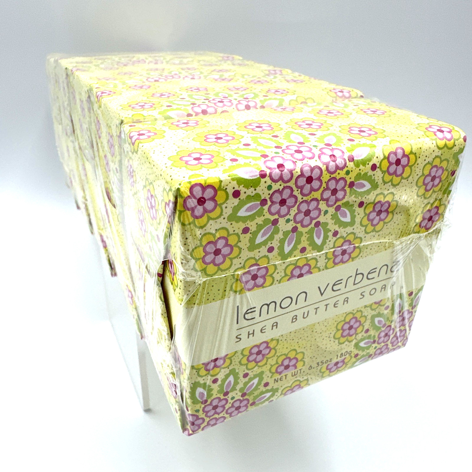 Greenwich Bay Lemon Verbena Shea Butter Soap Lot Of 6 Bars/6.35oz Each