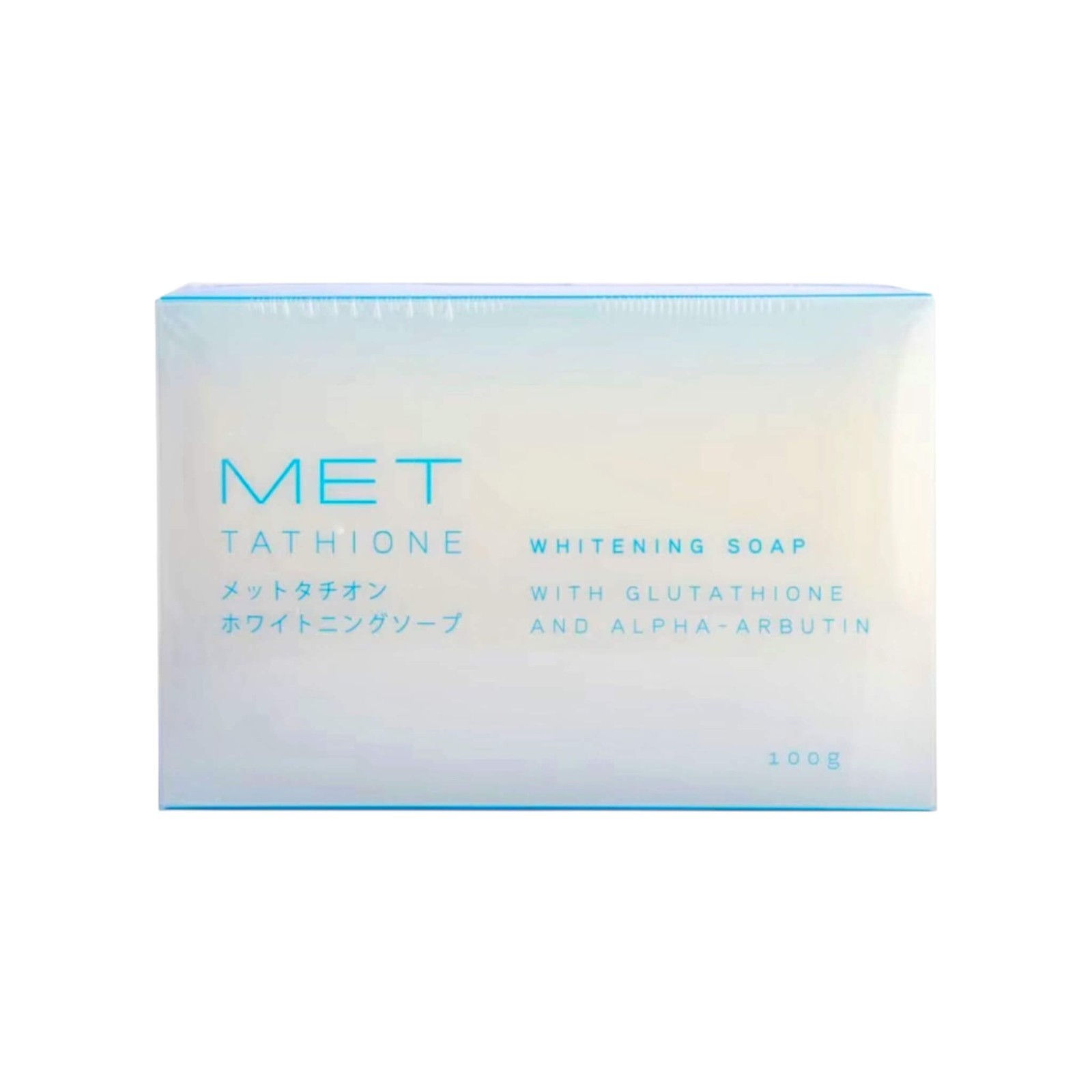 MET Tathione Glutathione & Arbutin Soap – Premium Face & Body Bar 100g