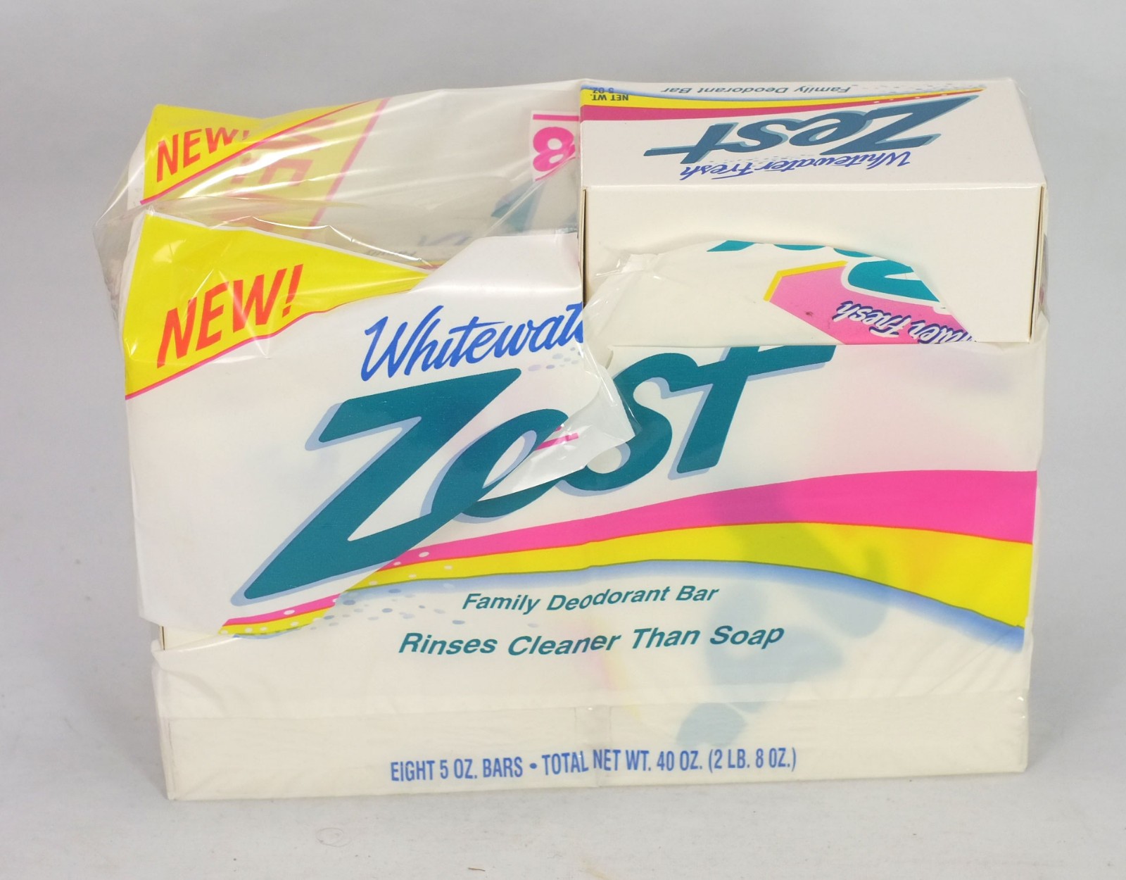 7 Bars Vintage Zest Whitewater Fresh 5oz Deodorant Bar Soap 1992