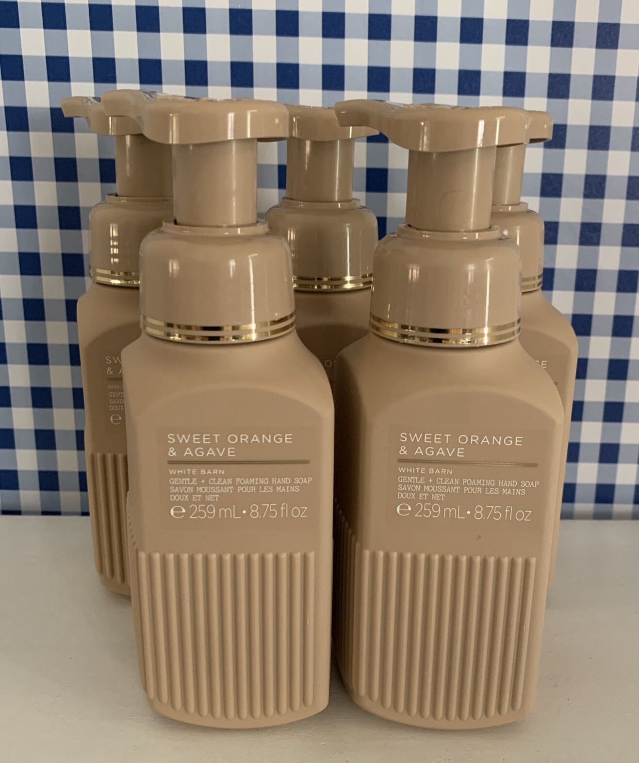 Five (5) ~ Bath Body Works ~ SWEET ORANGE & AGAVE ~ Gentle Foaming Hand Soap