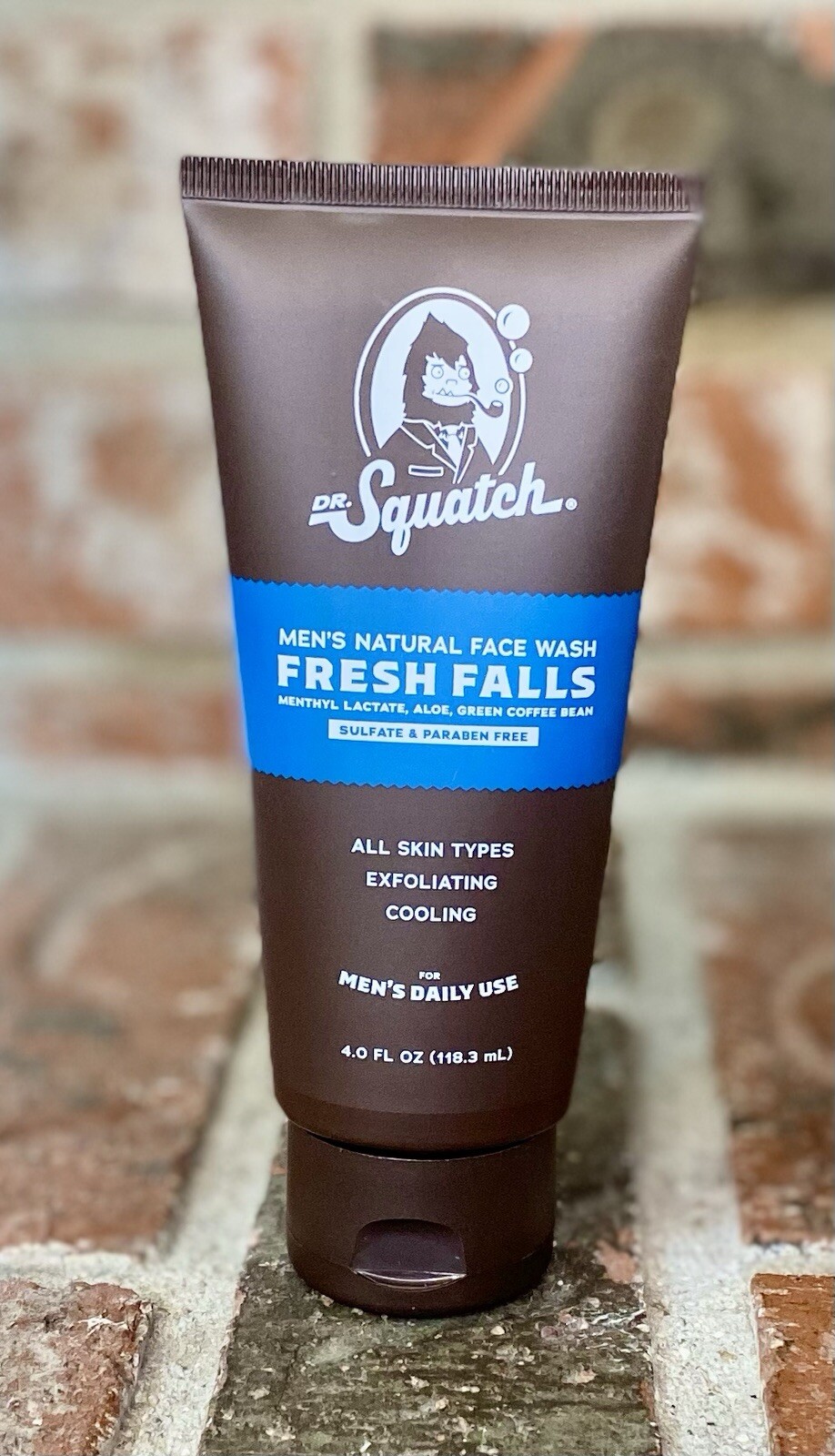 Dr. Squatch Men’s Natural Face Wash Fresh Falls Scent All Skin Types 4 fl oz
