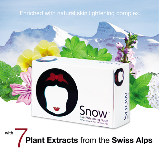 Snow Skin Whitening Soap 7 Plants Extract from the Swiss Alps (135g)