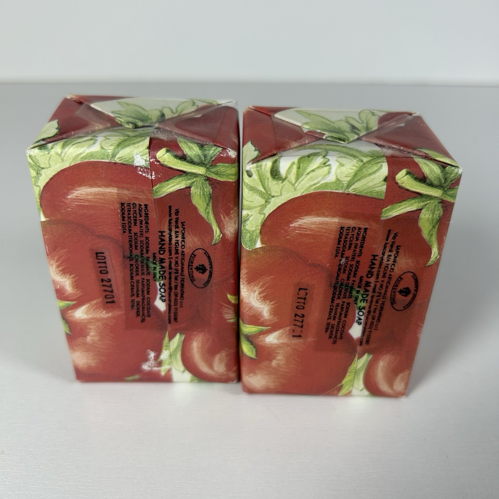 Le Veneri Italian Soap Bars 5.25 oz 5 Pieces ￼Vegetable Based Handmade Italy