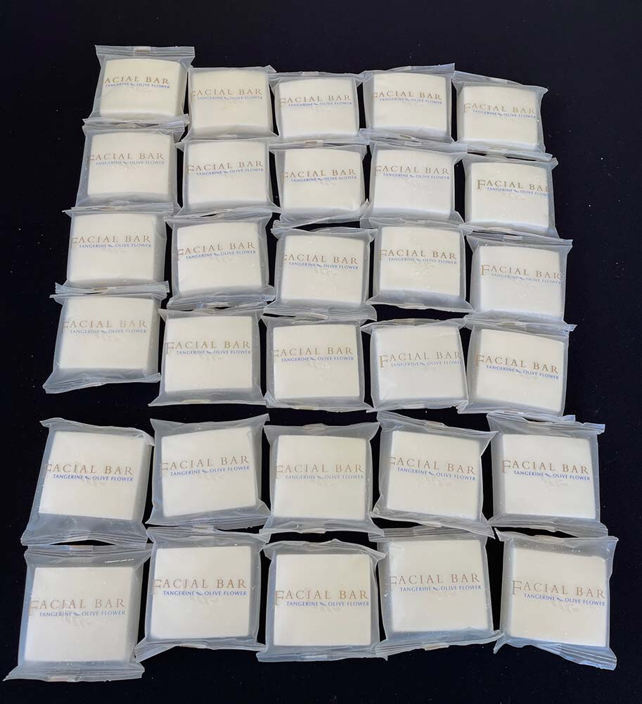 30 GILCHRIST & SOAMES 1.5 oz/42 g Tangerine Olive Flower Facial Bar Soap LOT
