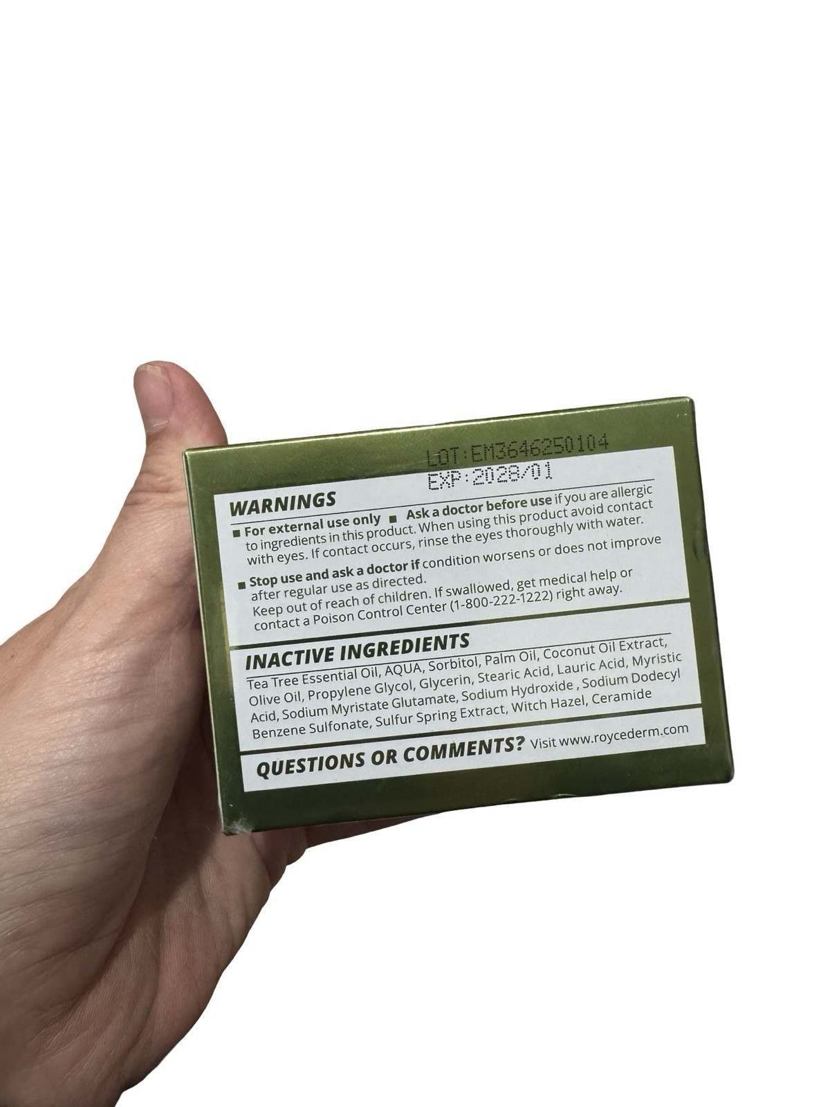 Roycederm Antifungal Antibacterial Tea Tree Soap: Antifungal Antibacterial Treat