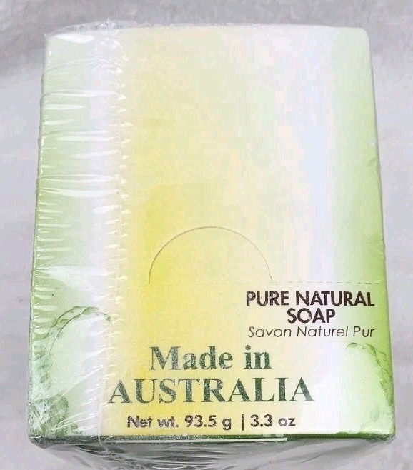 Bela PURE NATURAL SOAP Triple Milled Enriched Soap Net Wt. 93.5g / 3.3 Oz