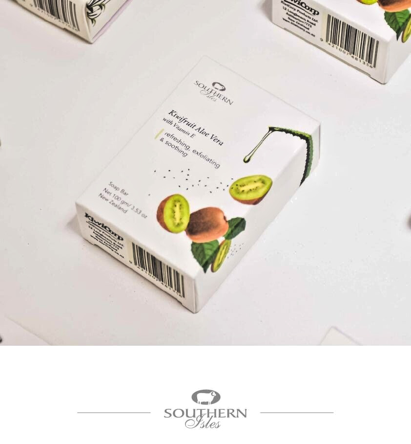 Kiwi fruit & Aloe Vera Soap | Southern Isles | New Zealand