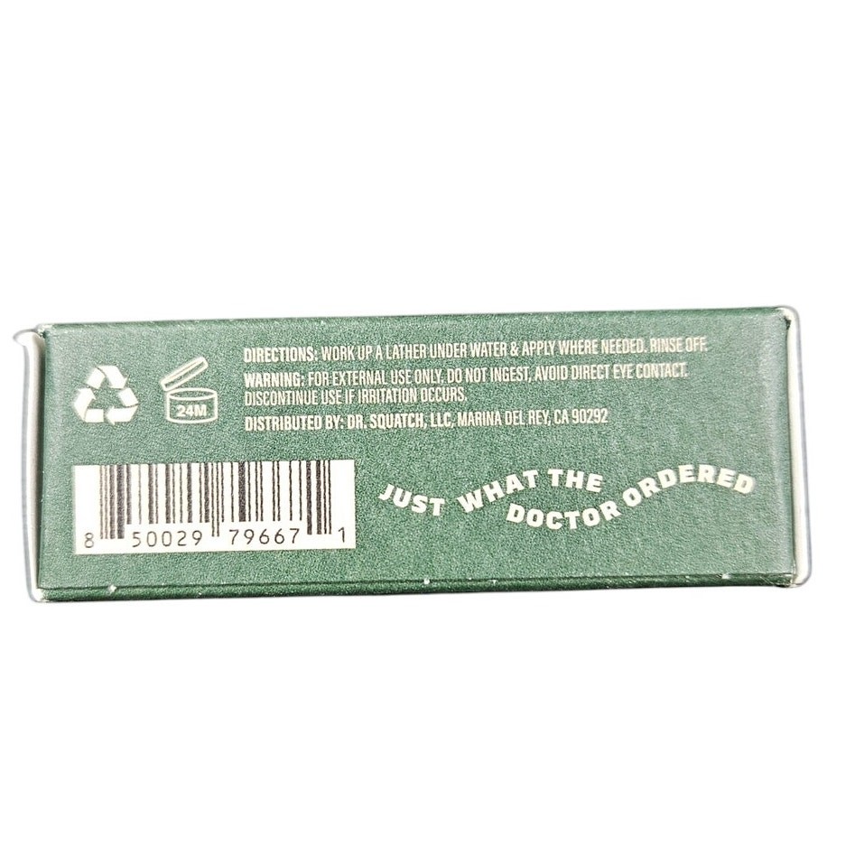 1 DR SQUATCH Natural Soap Limited Edition Snowy Pine Tar – 5 oz