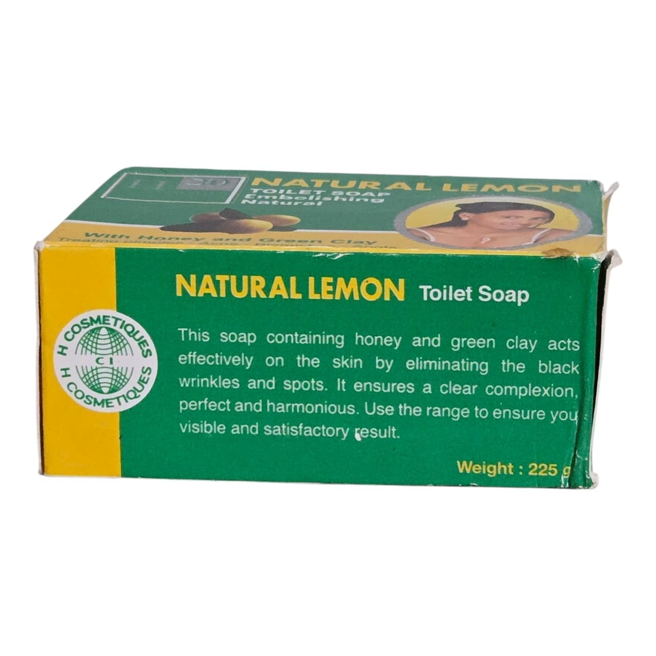 Natural Lemon Soap With clay & Honey 225g
