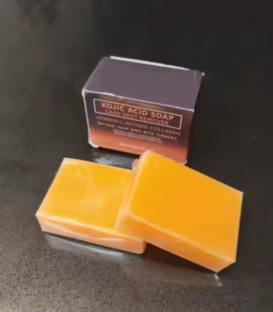 Kojic Acid Dark Spot Remover Whitening Soap Bars with Vitamin C Retinol Collagen