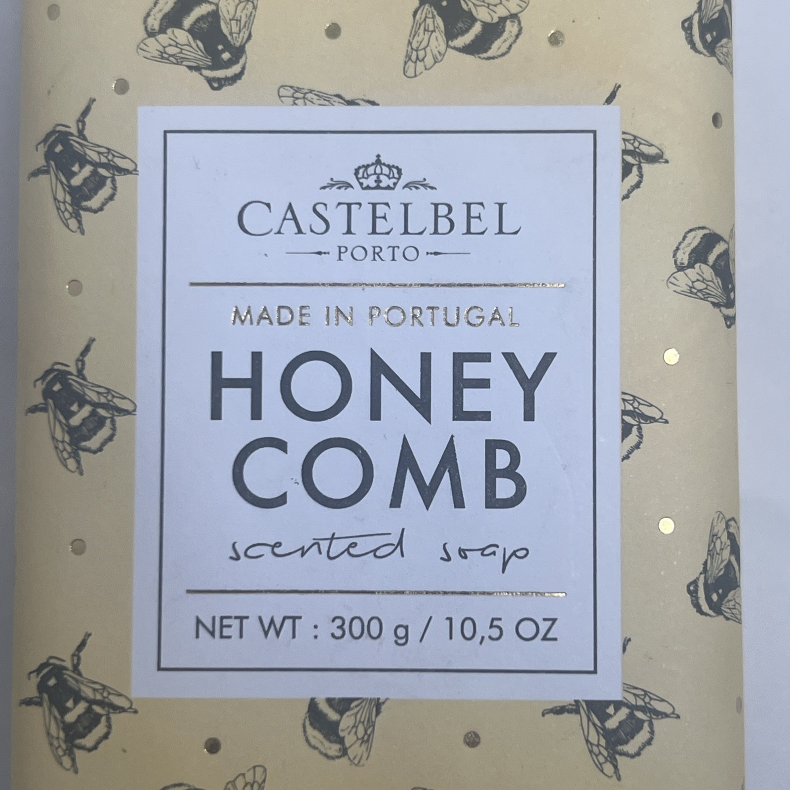 Castelbel Porto Honey Comb Honeycomb Scented Soap Bar 10.5 oz