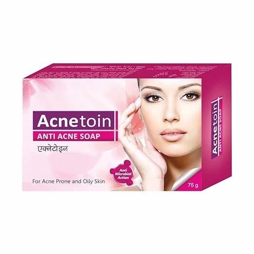 Leeford Women’s Acnetoin Anti Acne Bathing Soap Bar For Oily Skin Pack 4 x 75 gm