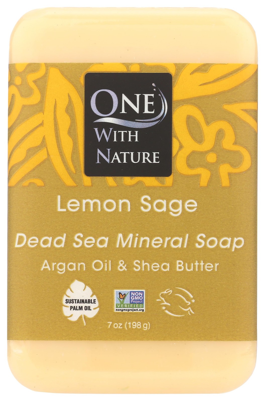 WITH NATURE Lemon Sage Bar Soap, 7 OZ
