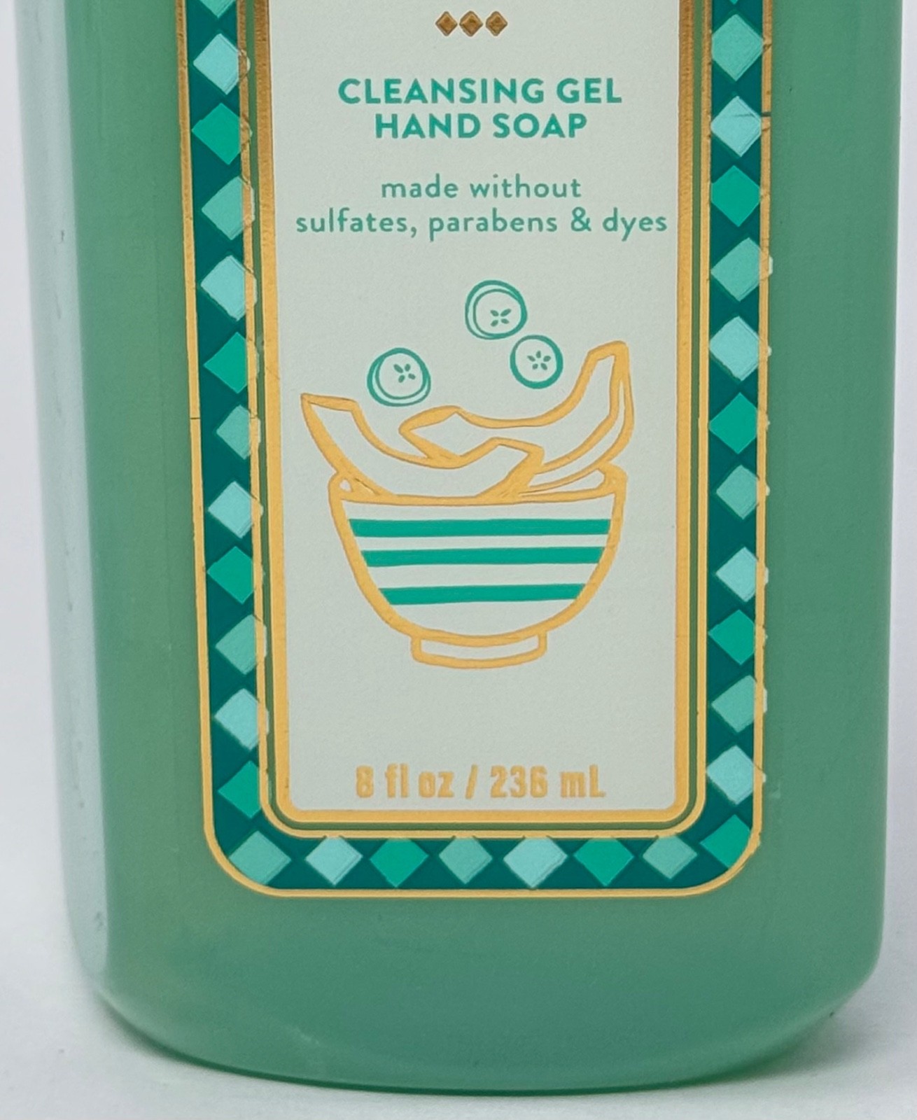 1 NEW BATH & BODY WORKS CUCUMBER MELON CLEANSING GEL HAND SOAP WASH PUMP 8 OZ