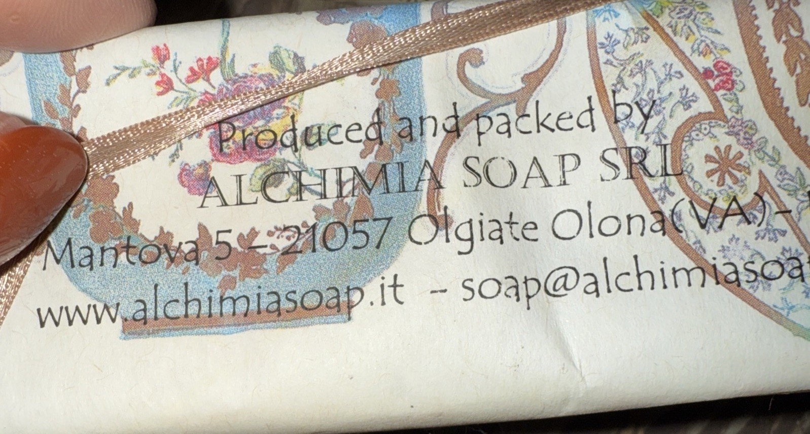 Alchimia Vegetable Soap 2 Bars Primavera And Fiori Gift 10.6 oz