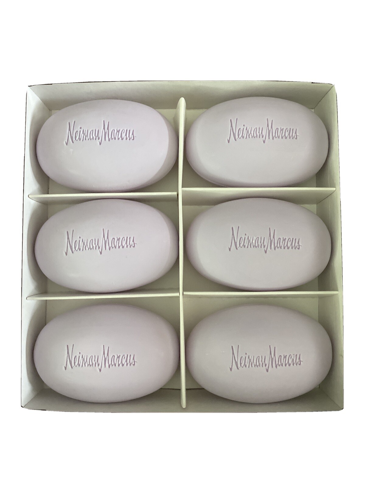 Neiman Marcus Lavender Bath Soap 6 Cakes Total Net Wt 31.5 Oz