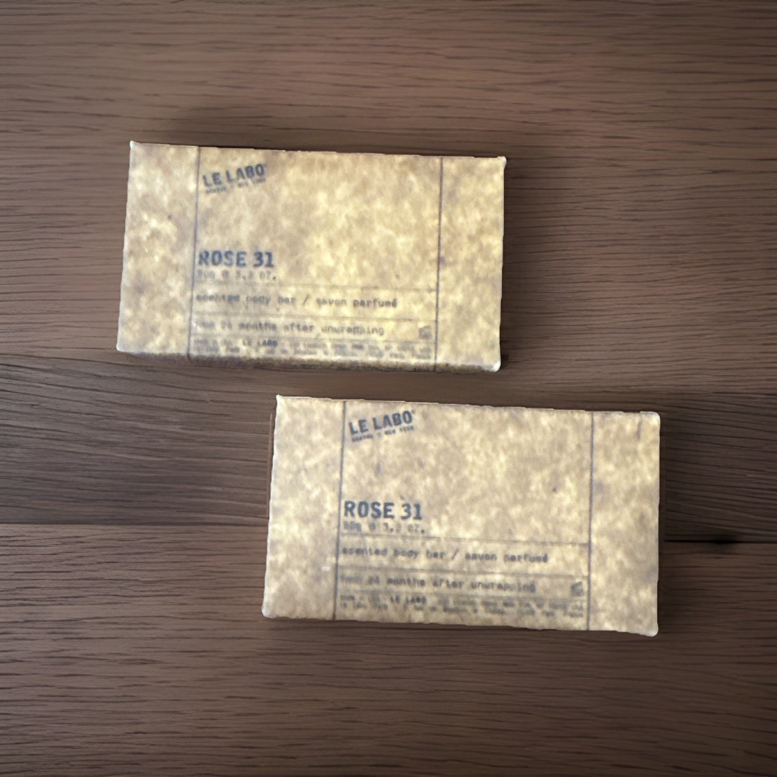 Le Labo Scented Body Bar Soap- ROSE 31 – Lot 2 pcs – 90g/3.2oz each – New