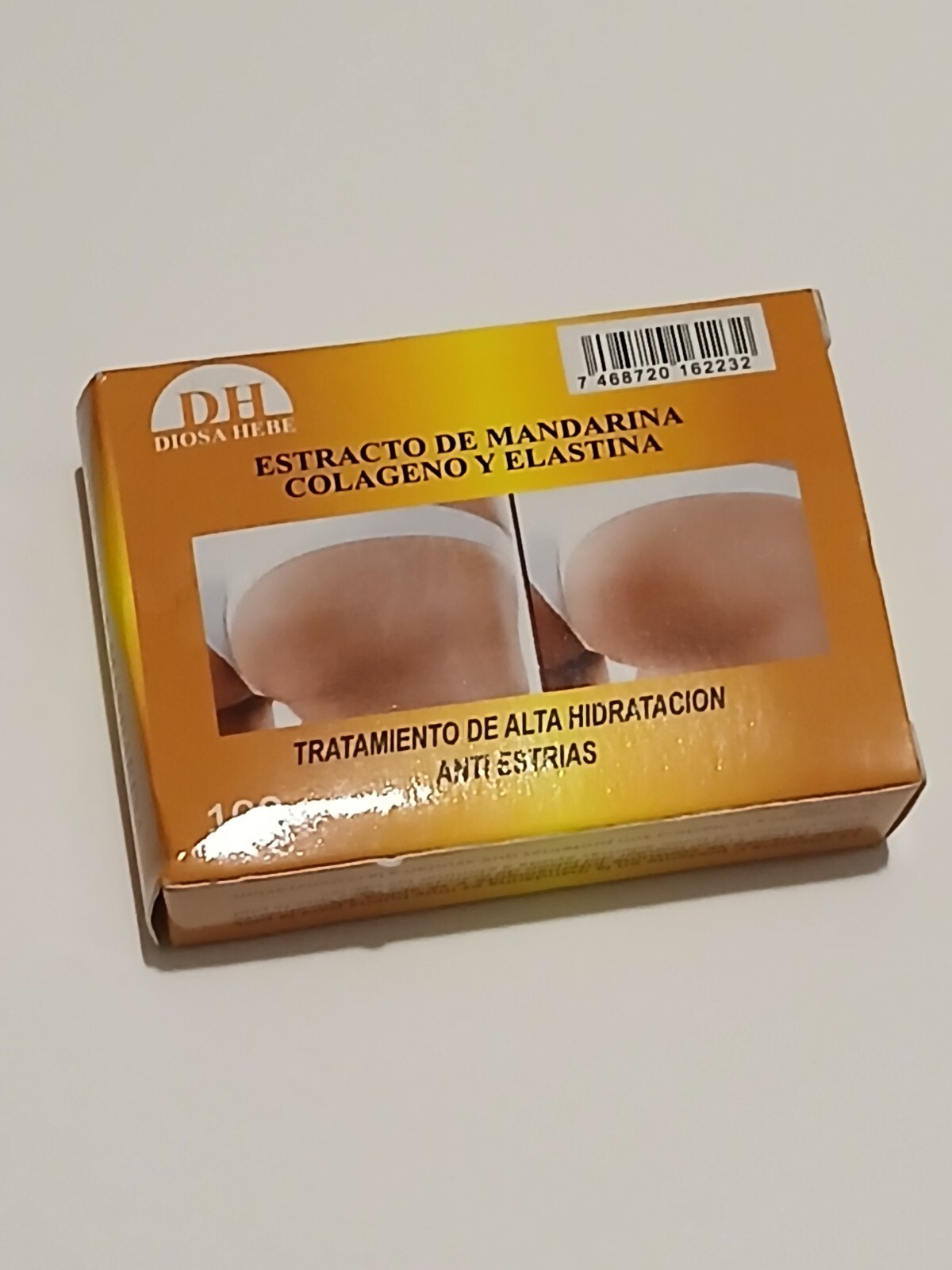 DH Jabon ANTI Estrias Extracto De Mandarina Colageno Y Elastina 100g