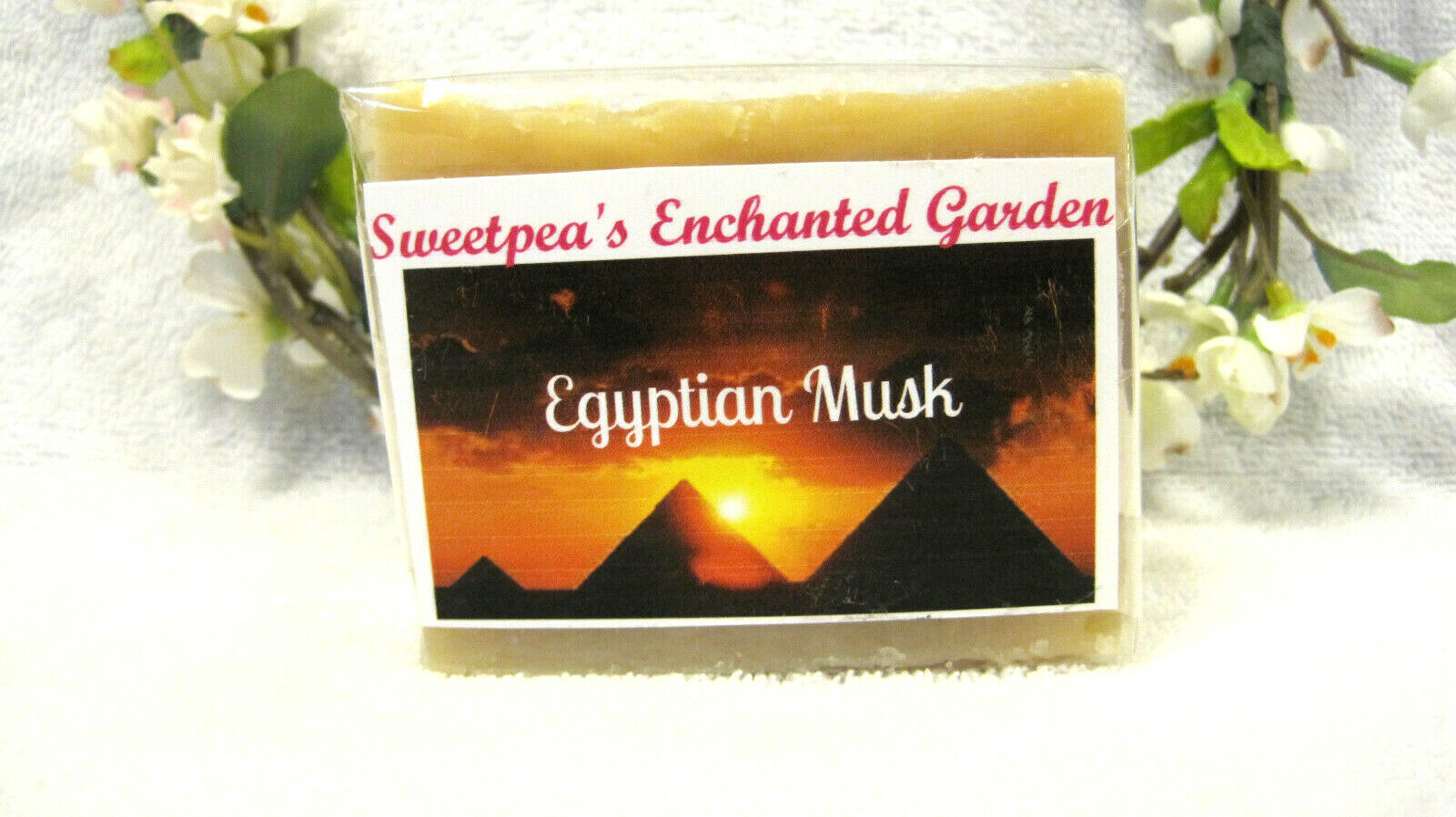 “EGYPTIAN MUSK” HANDMADE NATURAL & ORGANIC GOAT’s MILK SOAP, Travel Size Bars