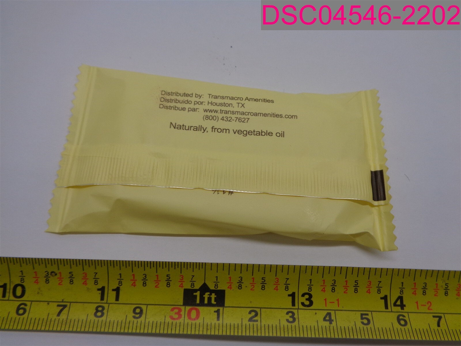 QTY=500; Good Day Amenity Bar Soap 1.5oz 390150 Pleasant Scent Individually Wrap