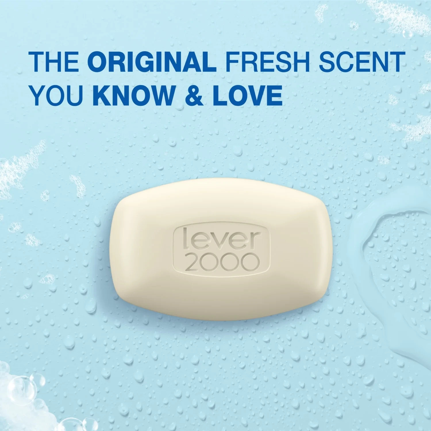 Lever 2000 Perfectly Cool Bar Soap, Original Refreshing for Dry Skin – Pack of 8