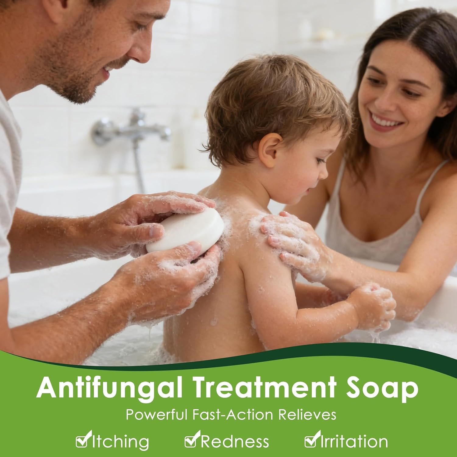 Antifungal Soap Tea Tree Antifungal Soap Bar for Back Acne Athlete’S Foot, Tinea