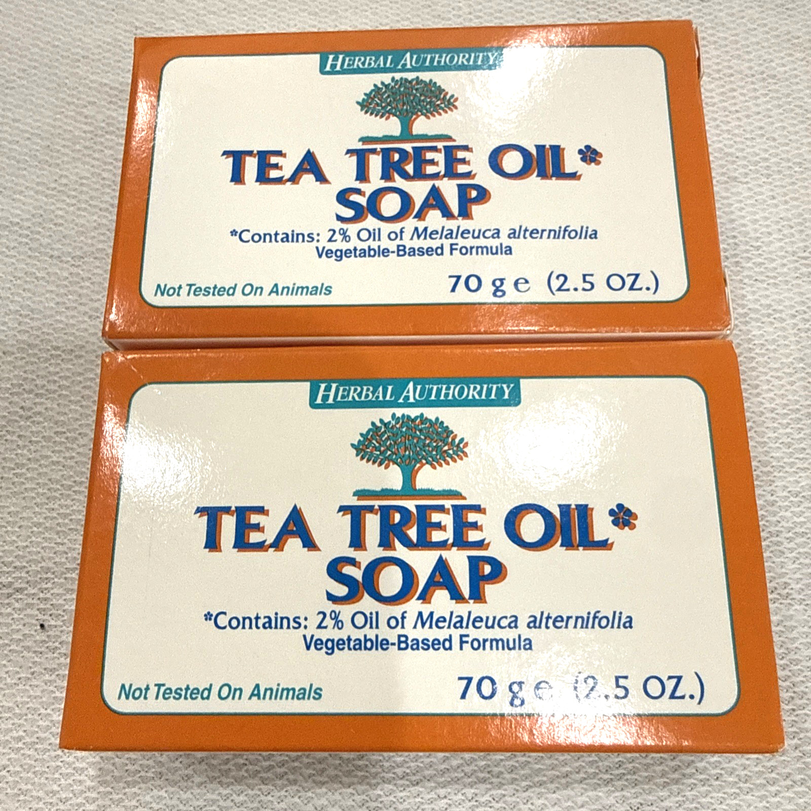 Tea Tree Soap Bar Natural Deep Cleansing Herbal Soap Body & Feet 2 – 2.5oz Bars