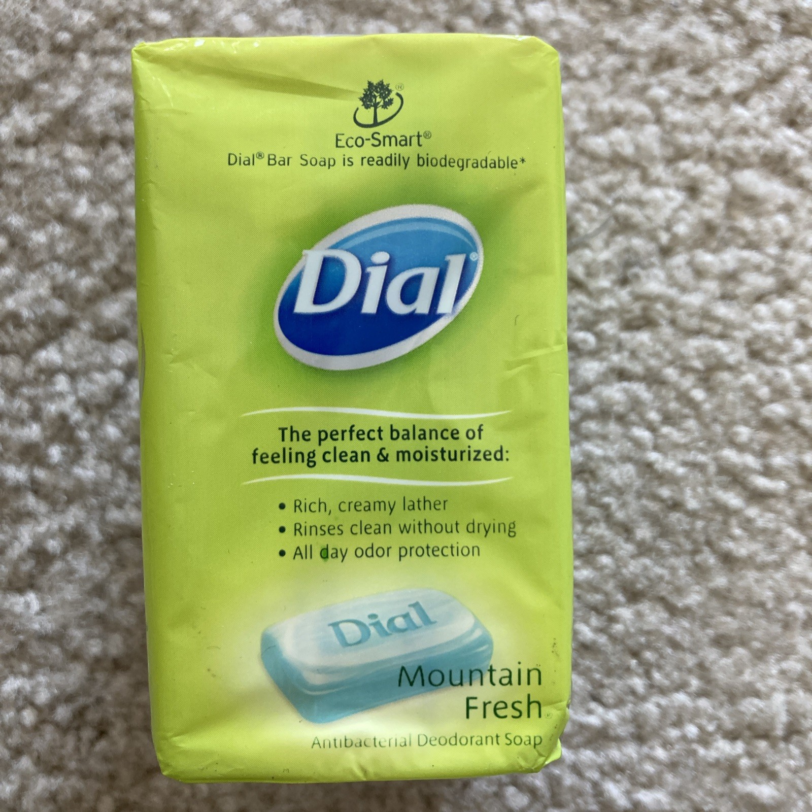 Dial Mountain Fresh Antibacterial Soap Bars 3 x 4 oz – 2012 Original Formula