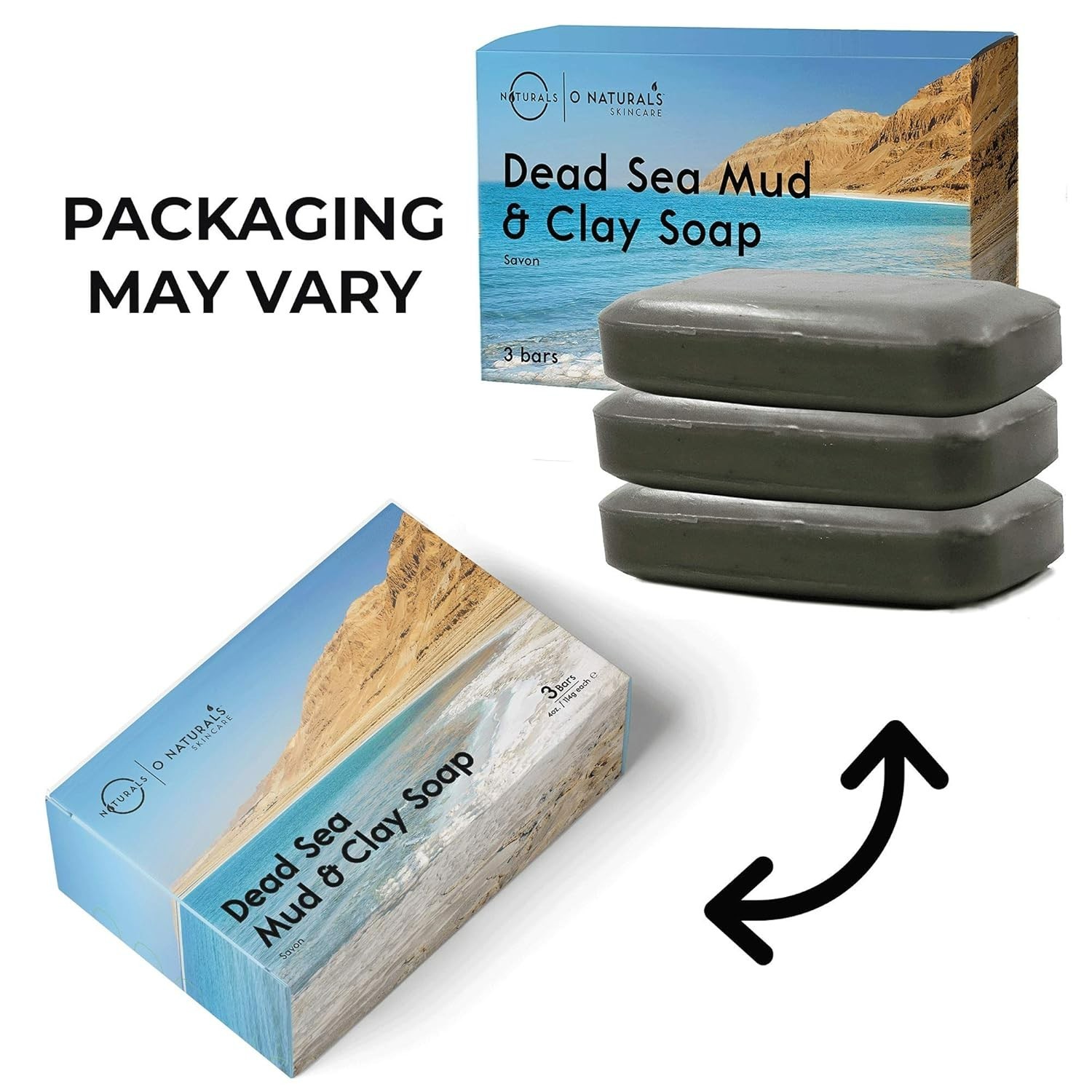 3-Pack Organic Soap Bar 4oz each Set – 100% Cold Process Body Wash Scented …
