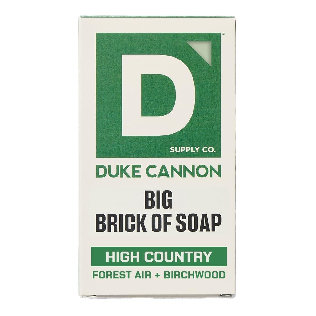 Extra Large Big Brick Bar Soap – Men’s Triple-Milled Bar Soap with Masculine Sce