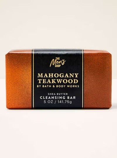 Bath & Body Works 2 Pack 5oz Cleansing Soap Bar – Mahogany Teakwood NEW
