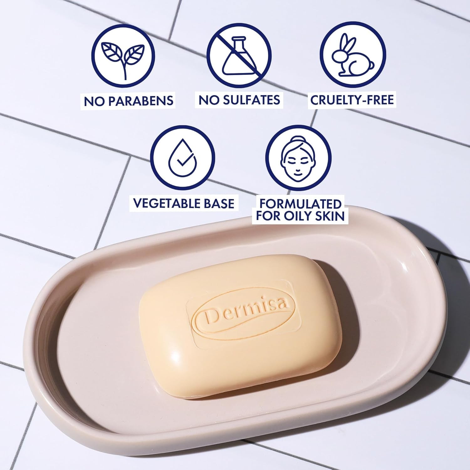 Sulfur Bar Soap with Aloe Vera, Helps to Cleanse Oily Acne-Prone Skin and Unc…