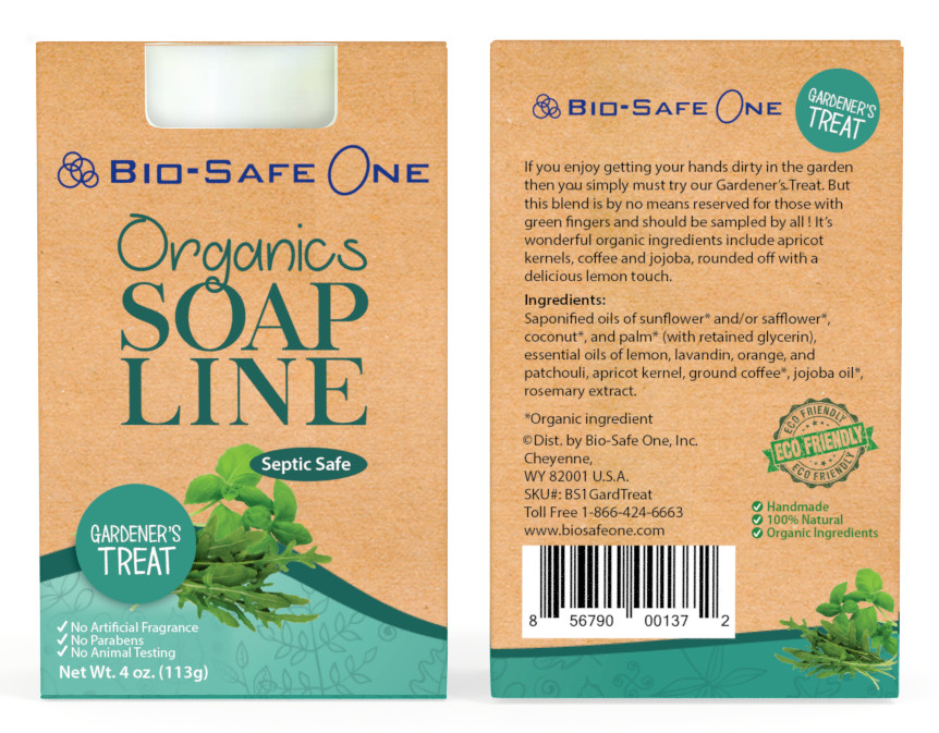 Bio-Safe One, Inc. – Gardener’s Treat Natural Organic Soap Bar 4 oz
