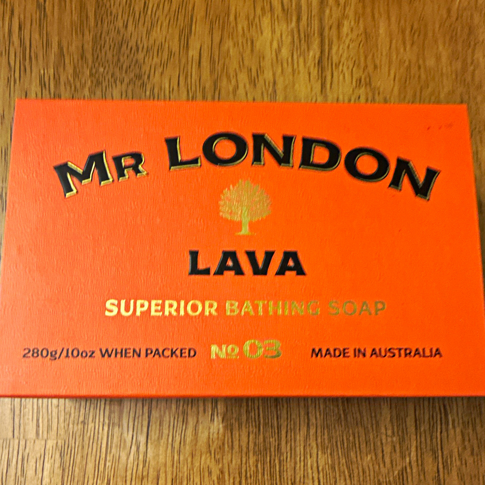 Mr London Superior Bathing Soap Lava Bar No. 03, 10 oz Made in Australia