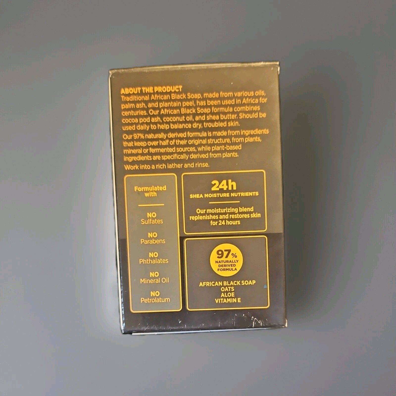Shea Moisture African Black Bar Soap – 8 oz
