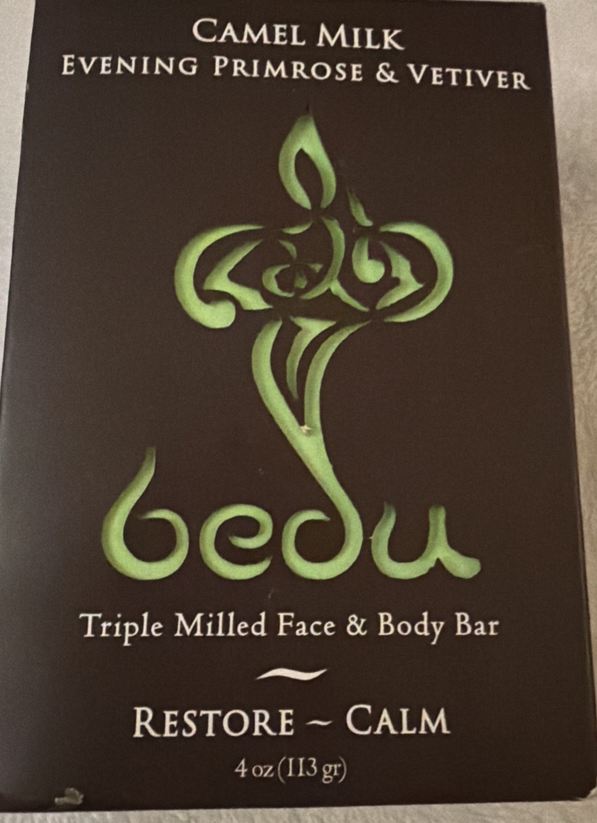 Bedu Camel Milk Soap Bars”Evening Primrose Vetiver”