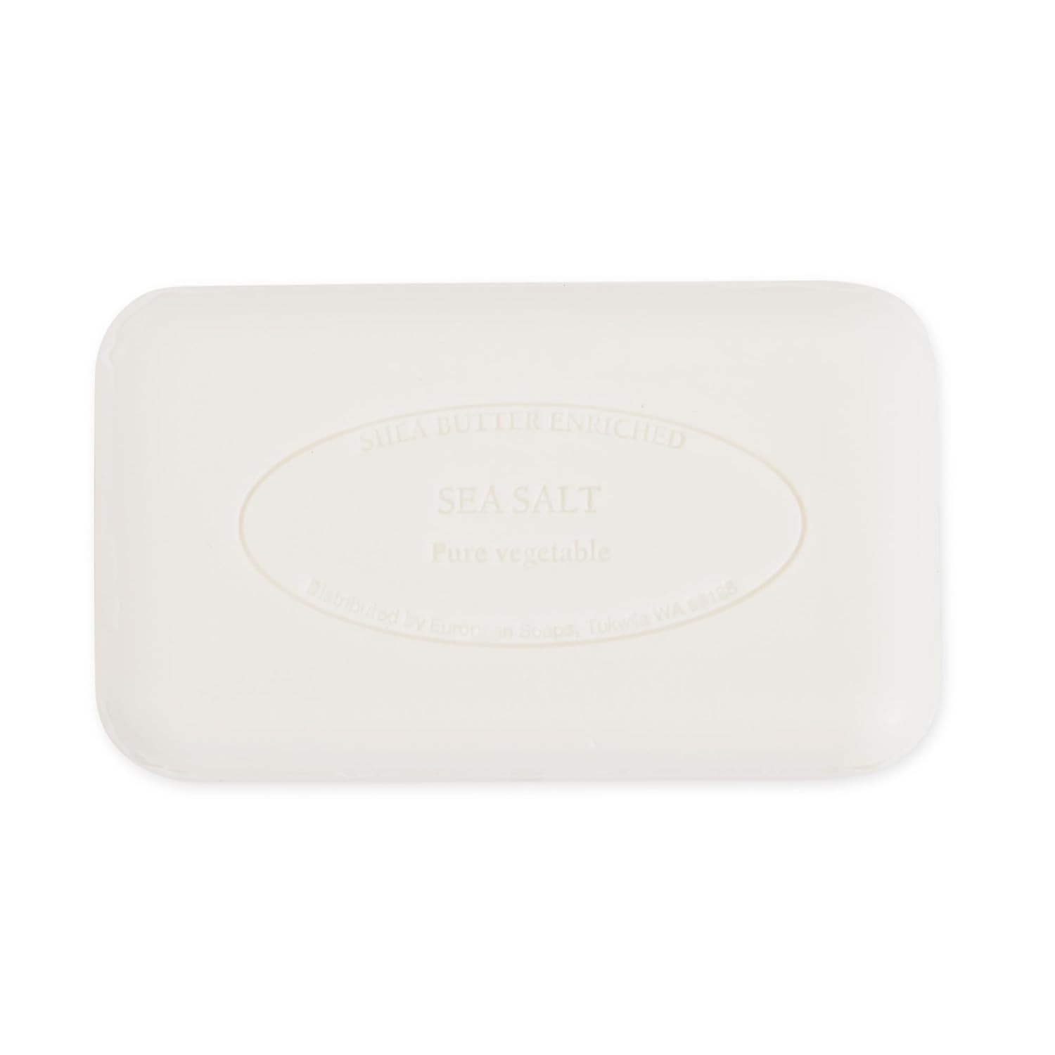 Organic Shea Butter Artisanal Soap – 5.3oz Sea Salt Luxury for All Skin Types