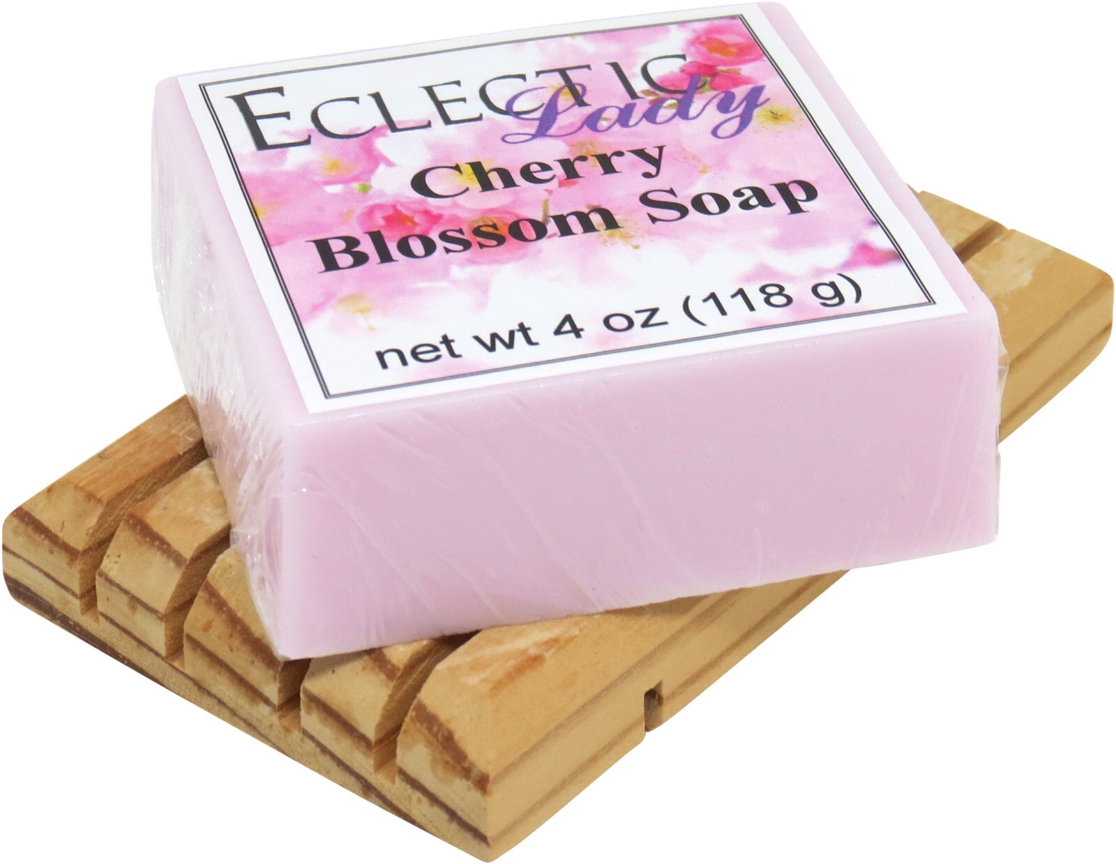 Cherry Blossom Glycerin Soap by Eclectic Lady, 4 oz Bar