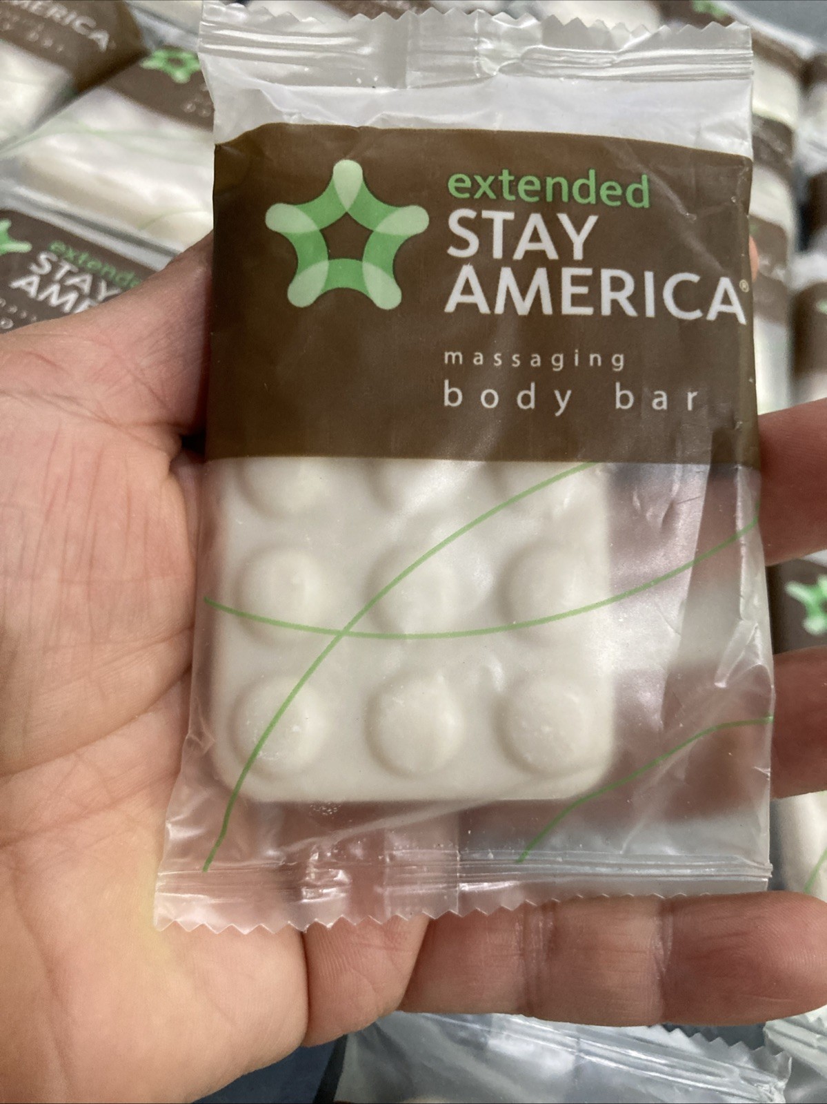 Lot of 46 Extended Stay Hotel White Tea 1.5 Oz Massaging Body Soap