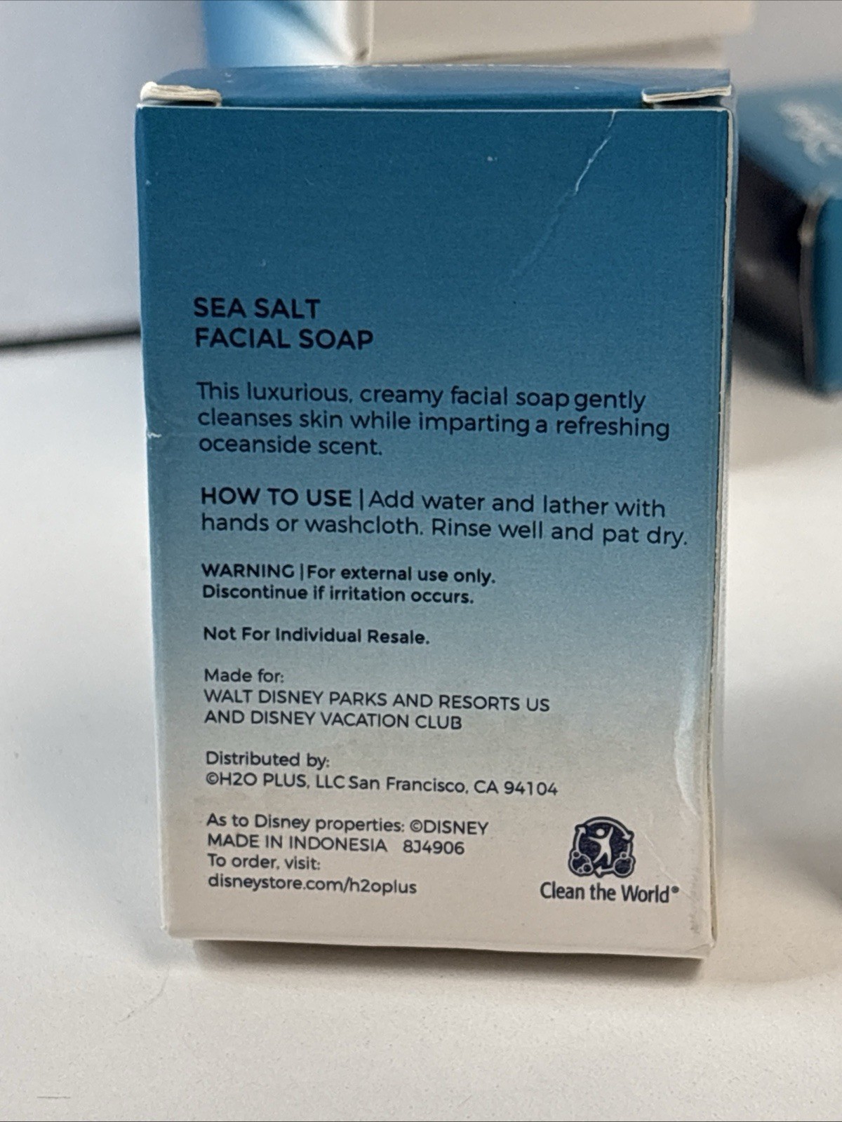 8 Disney Resorts H2O+ Beauty Sea Salt Bath Soap (2) & Facial Soap (6) ~ NEW